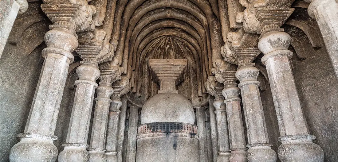 Lenyadri Chaitya hall