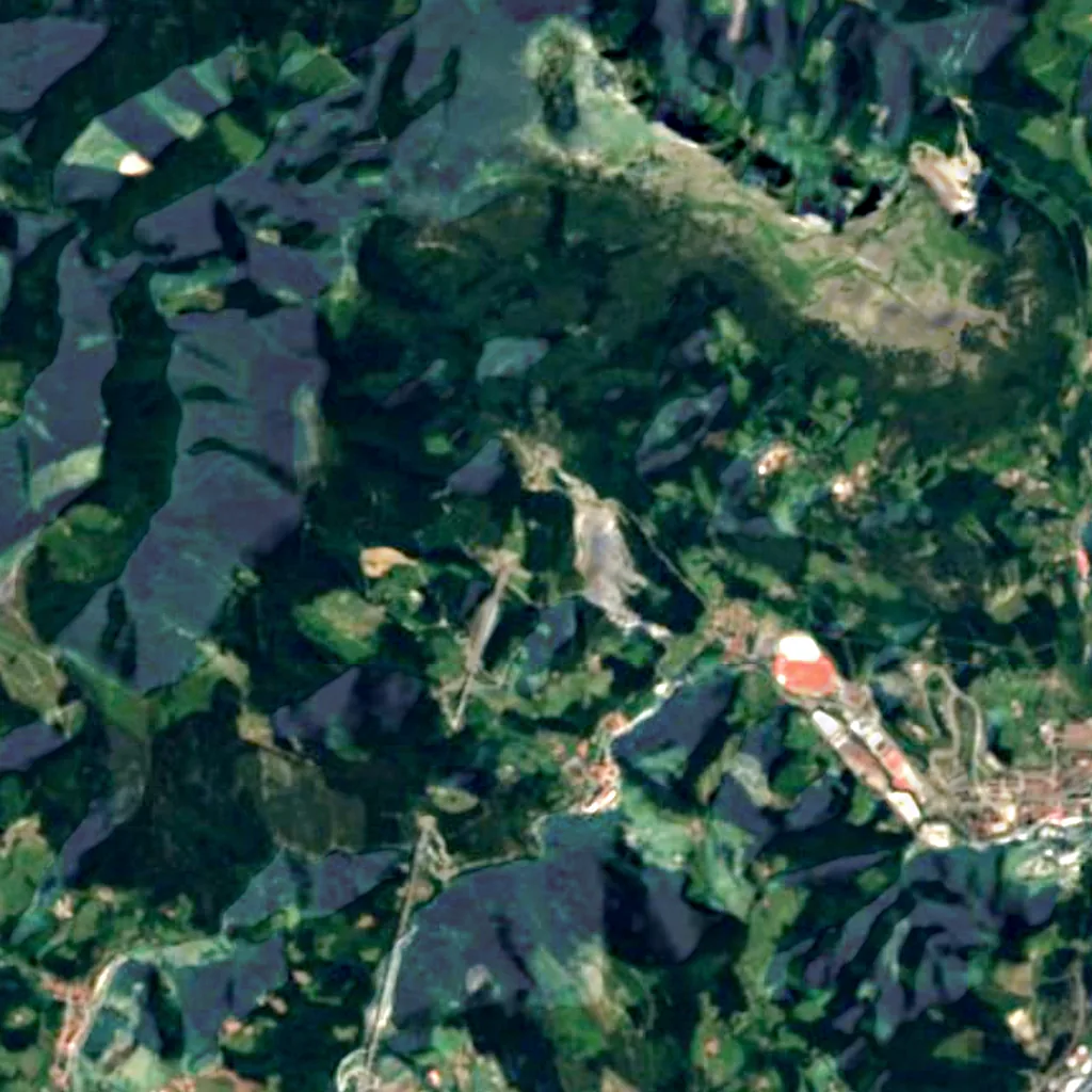 El suelo sobre Lezetxiki (Sentinel-2)