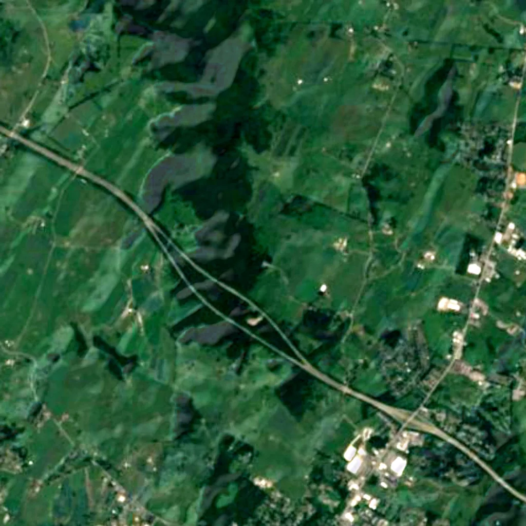 Der Boden über Lost World Caverns (Sentinel-2)