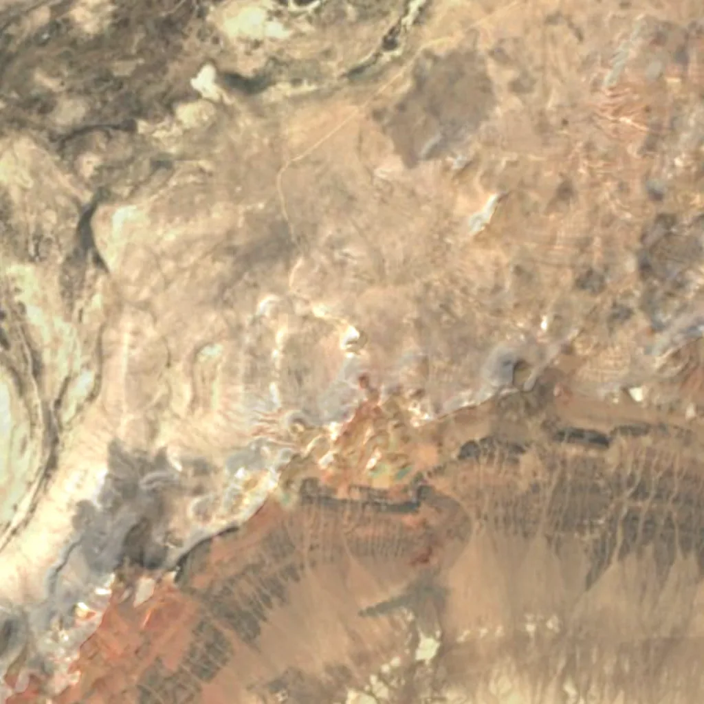 The ground above Lovelock Cave (Sentinel-2)