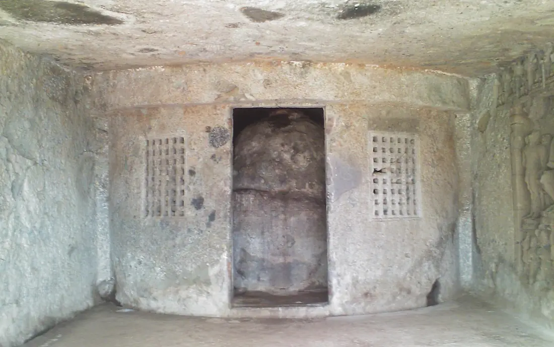 Mahakali caves buddha stupa