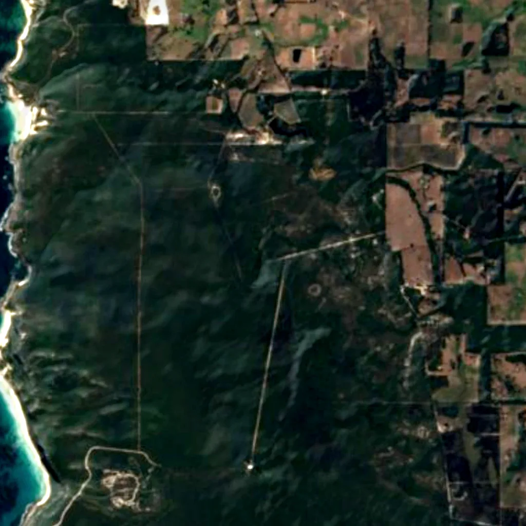 The ground above Mammoth Cave (Sentinel-2)