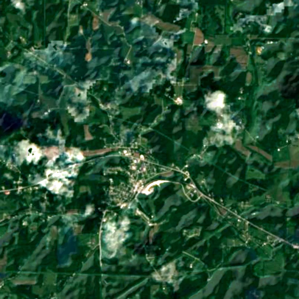 El suelo sobre Marengo Cave (Sentinel-2)