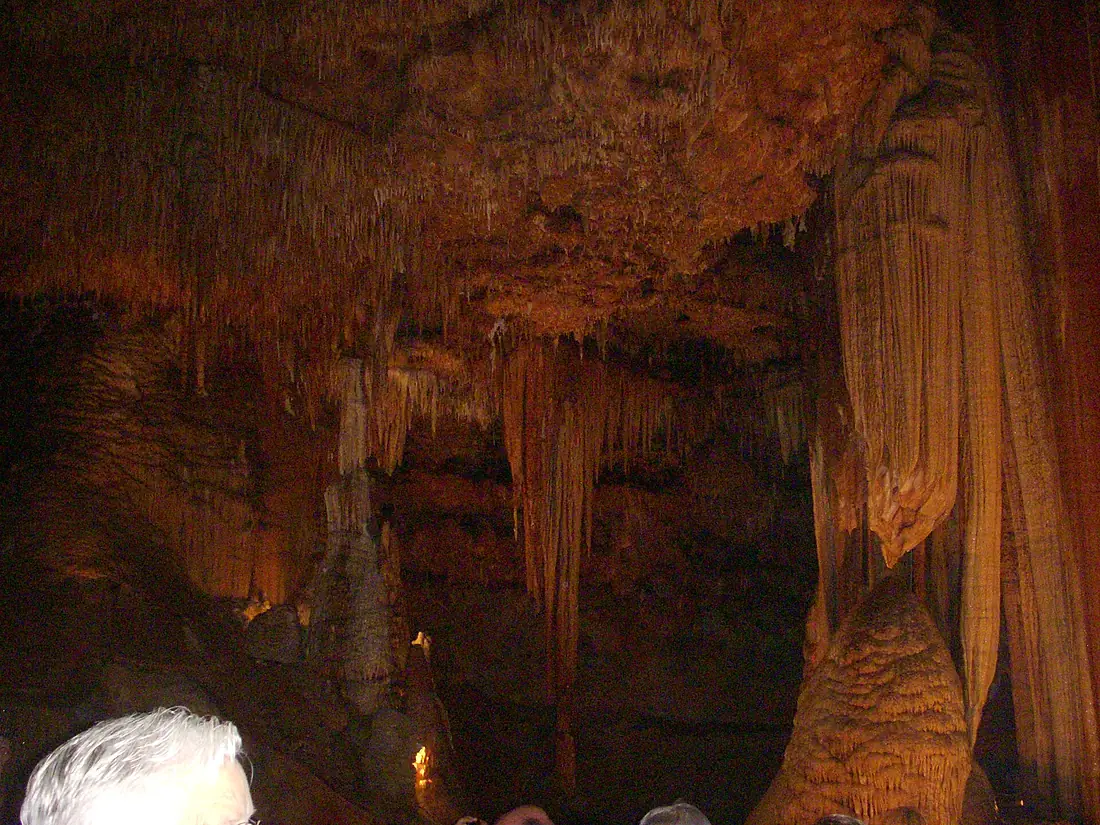 At cavern show