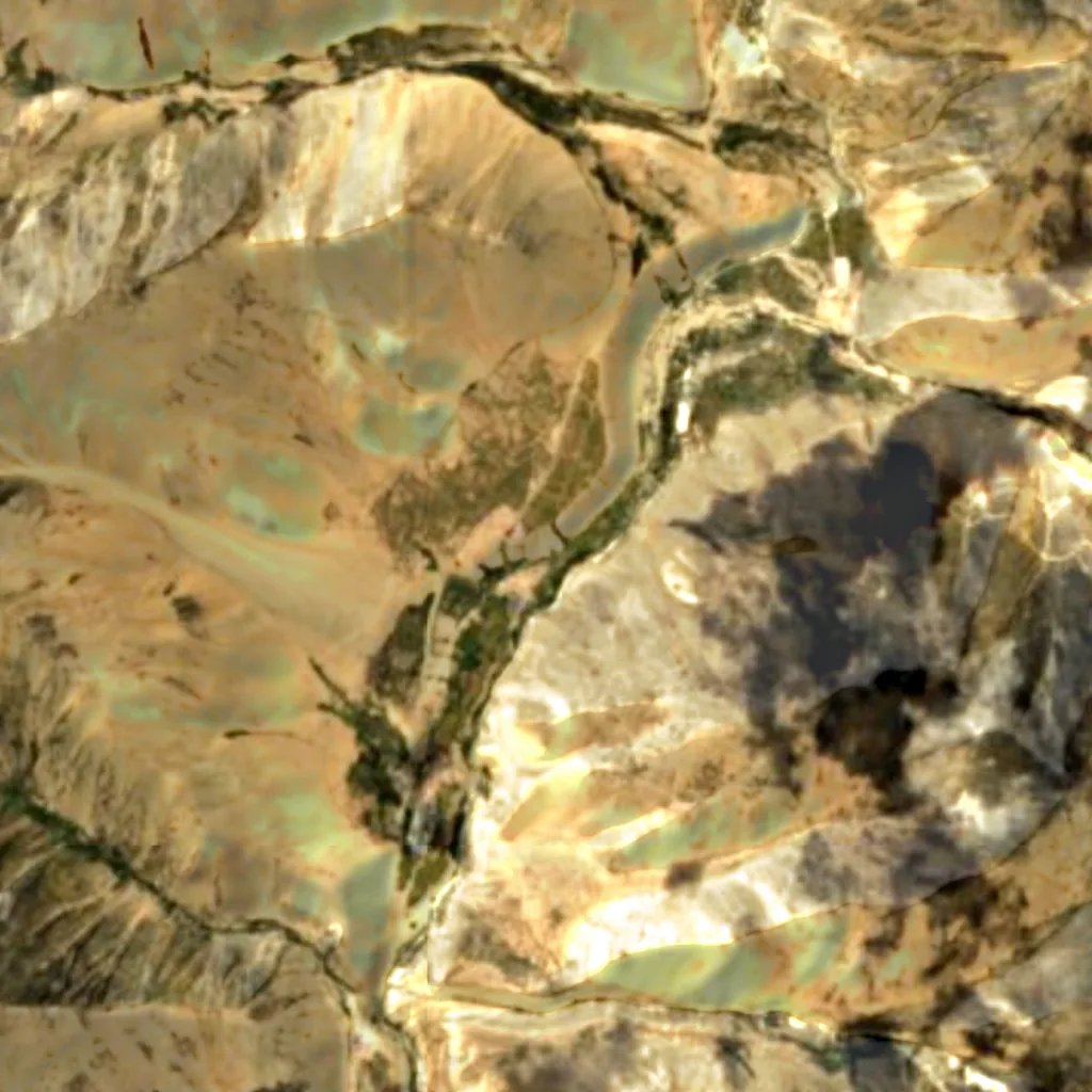 El suelo sobre Cueva de Milarepa (Sentinel-2)