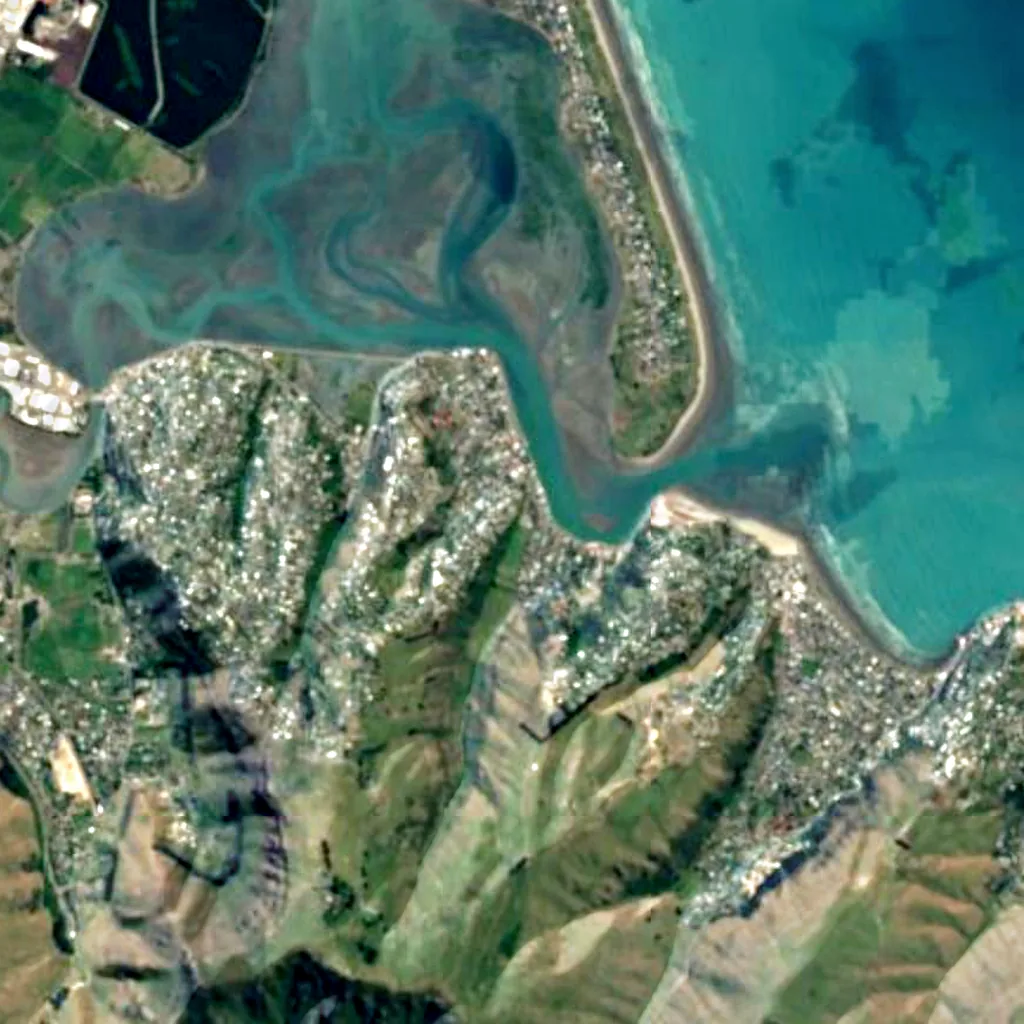 Der Boden über Moncks Cave (Sentinel-2)