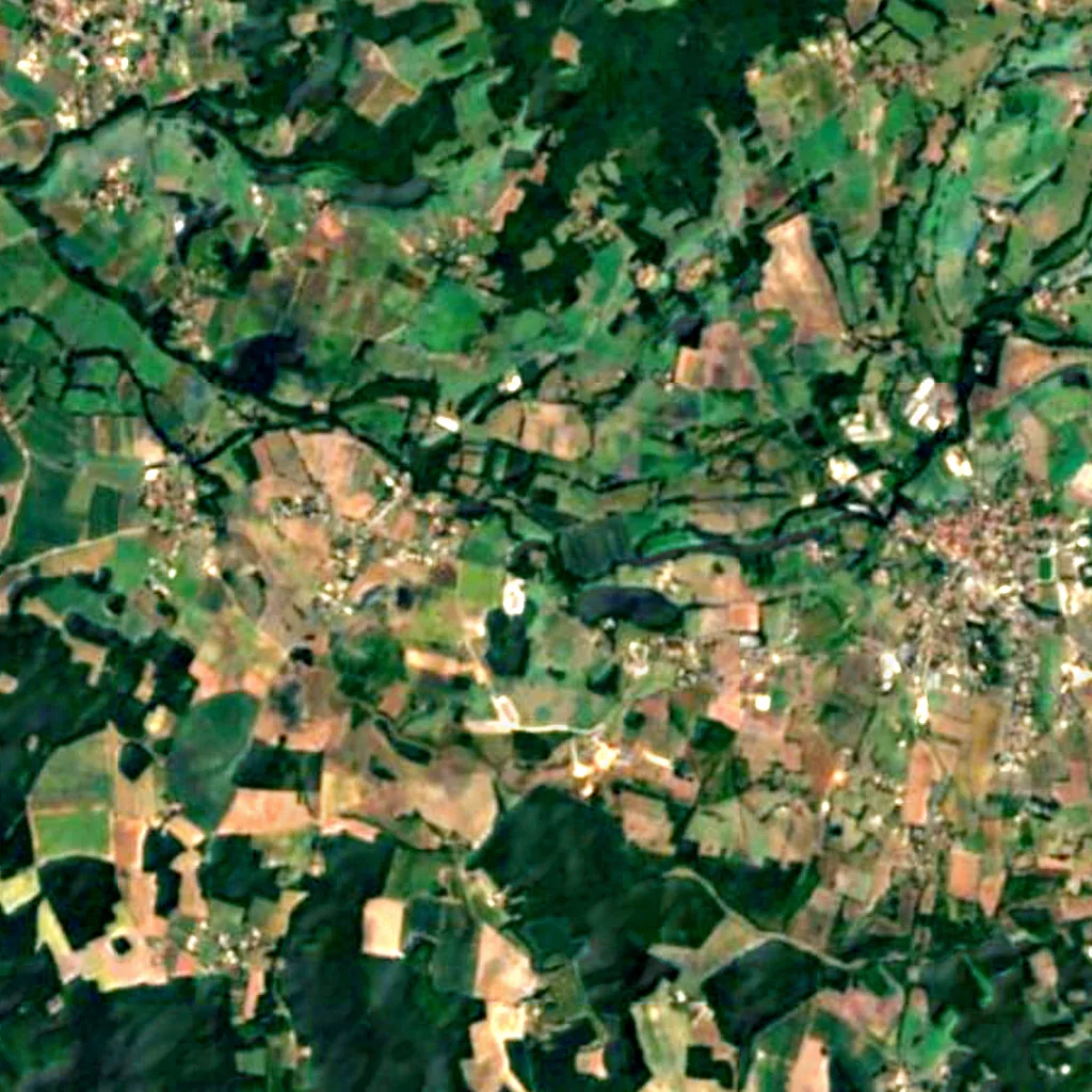 Der Boden über Grotte de Montgaudier (Sentinel-2)