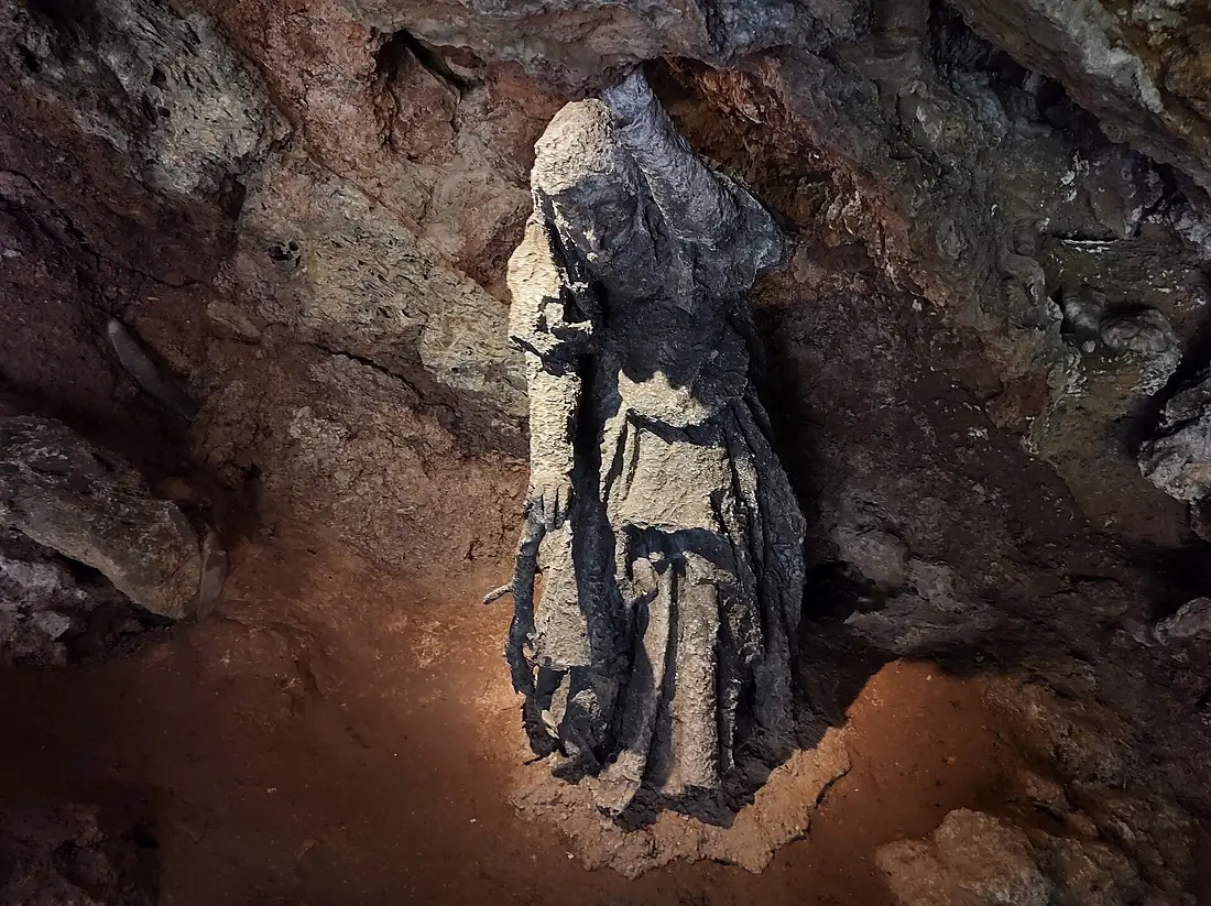 Mother Shipton in Mother Shipton's Cave
