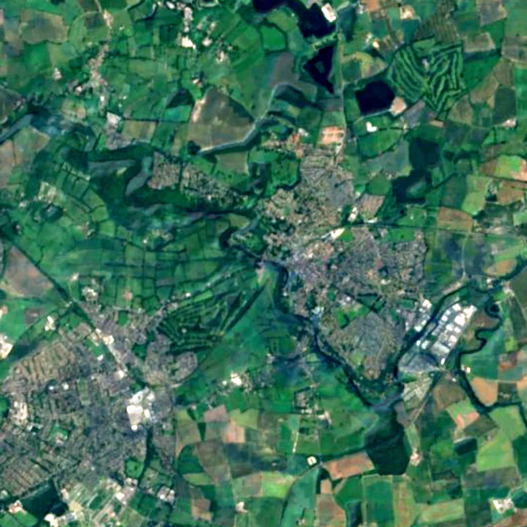 Il terreno sopra Mother Shipton's Cave (Sentinel-2)