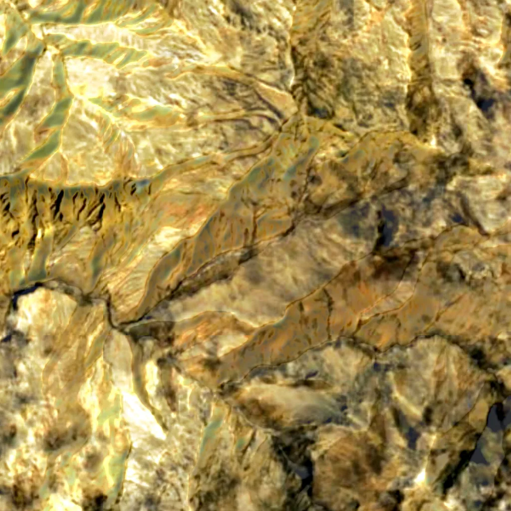 The ground above Mustang Caves (Sentinel-2)