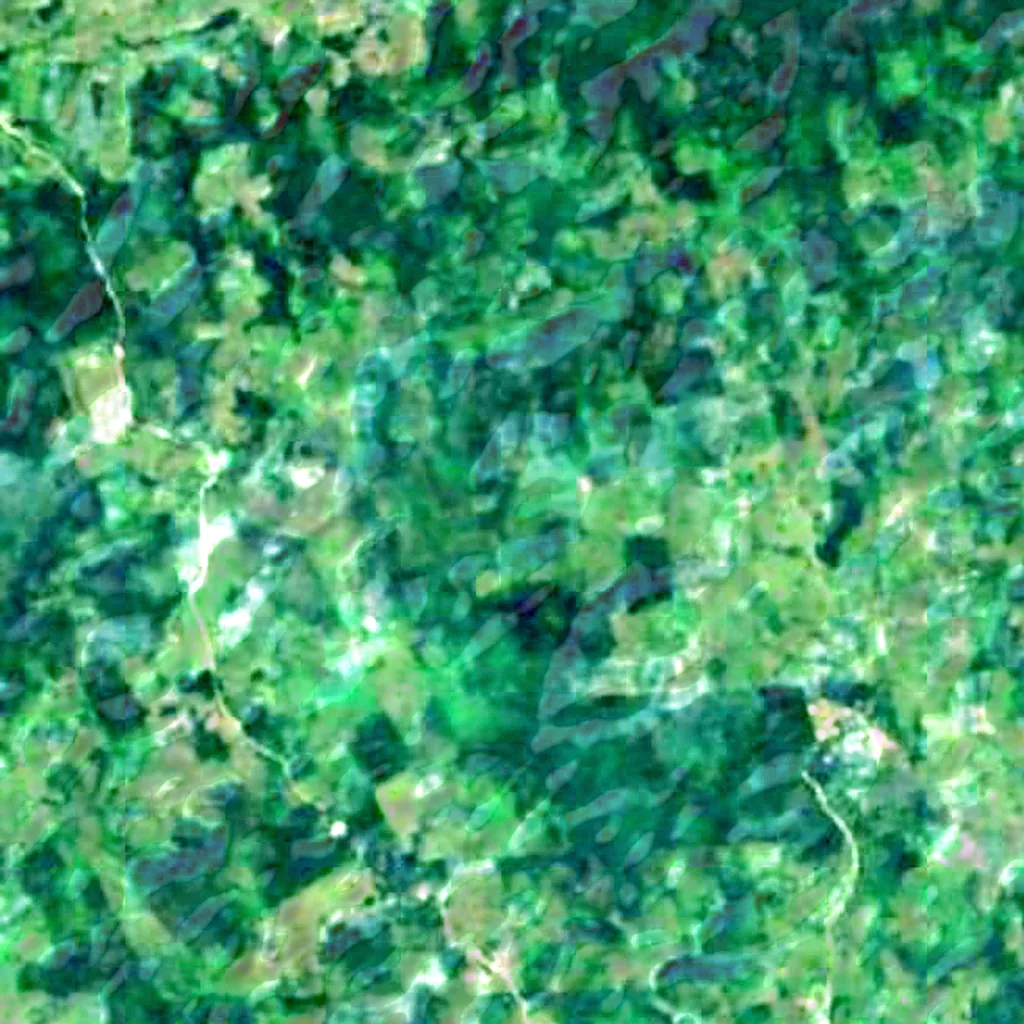 Il terreno sopra Naj Tunich (Sentinel-2)