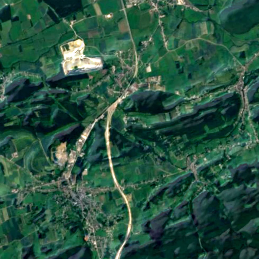 De grond boven Neptunusgrot (Sentinel-2)