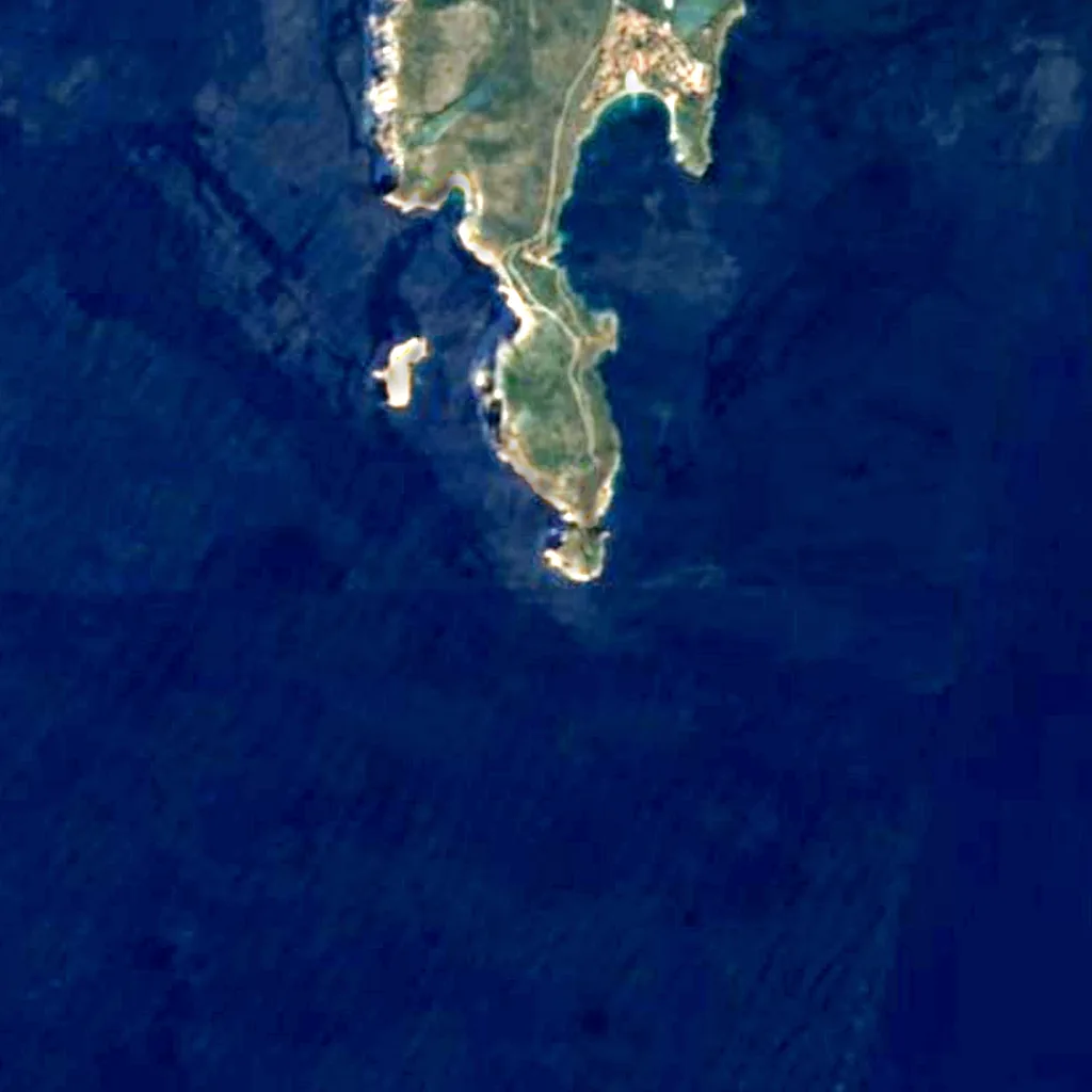 Il terreno sopra Grotta di Nereo (Sentinel-2)
