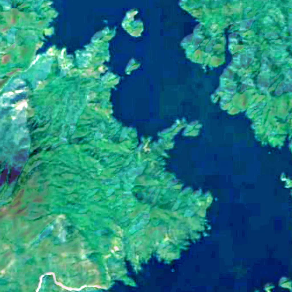 Le sol au-dessus de Padah-Lin (Sentinel-2)
