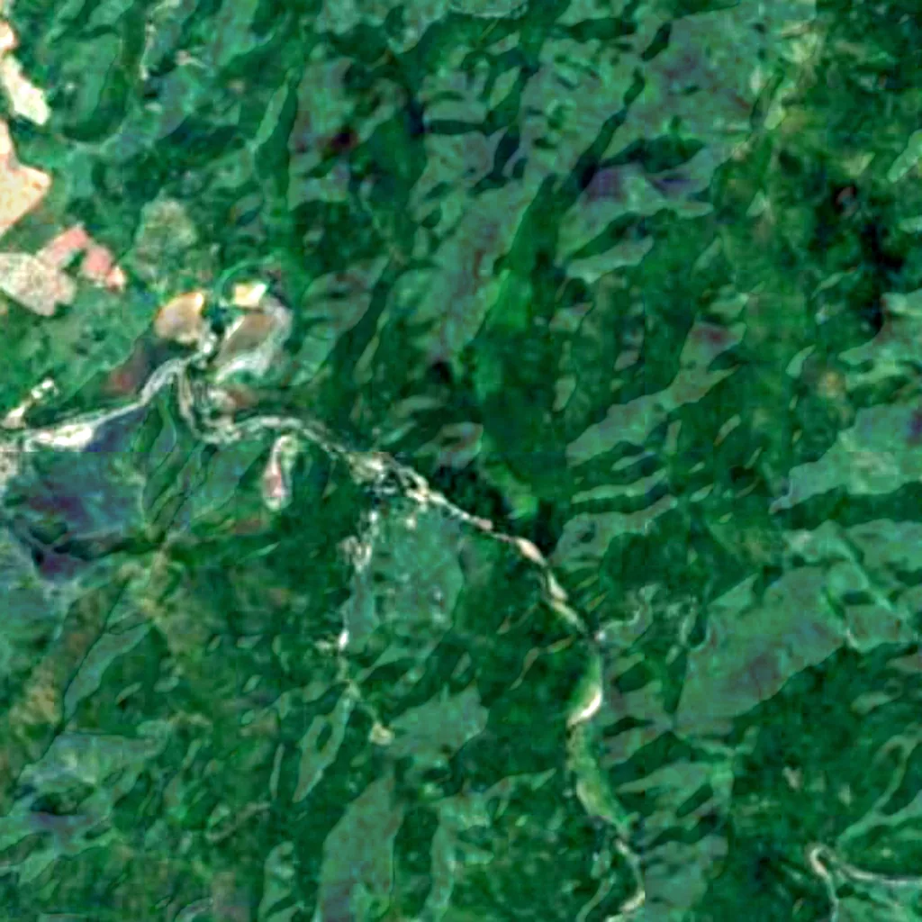 Il terreno sopra Pamitinan Cave (Sentinel-2)