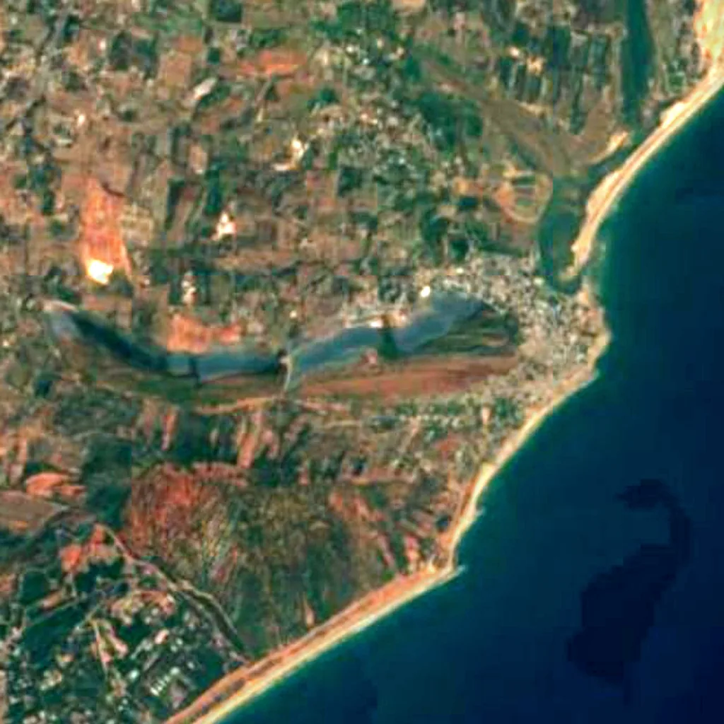 El suelo sobre Pavurallakonda (Sentinel-2)