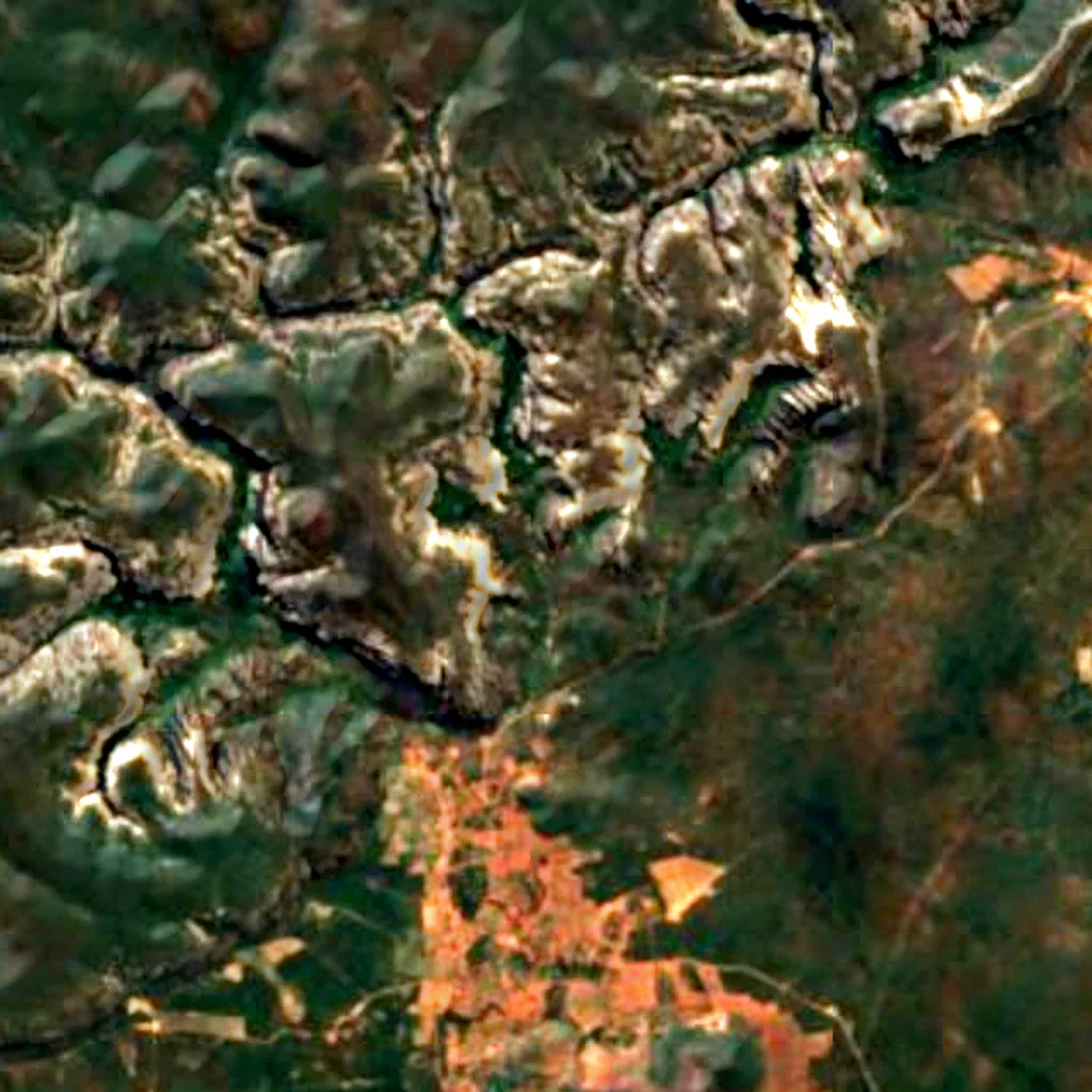 The ground above Pedra Furada (Sentinel-2)