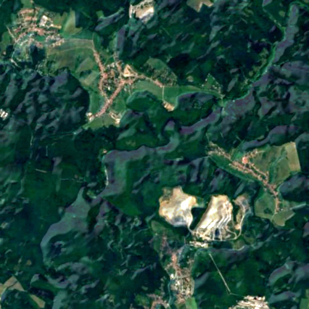 The ground above Pekárna Cave (Sentinel-2)