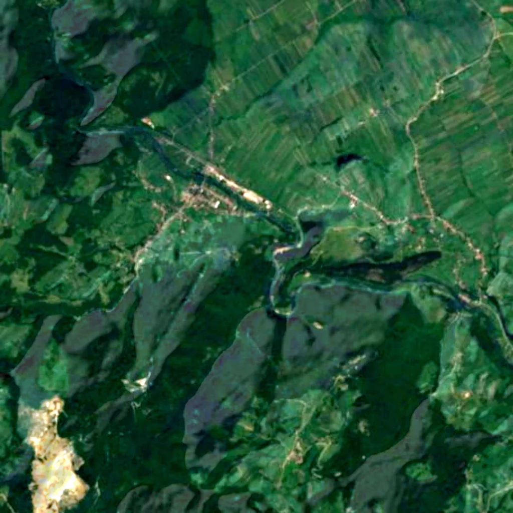 The ground above Peștera Vântului (Sentinel-2)