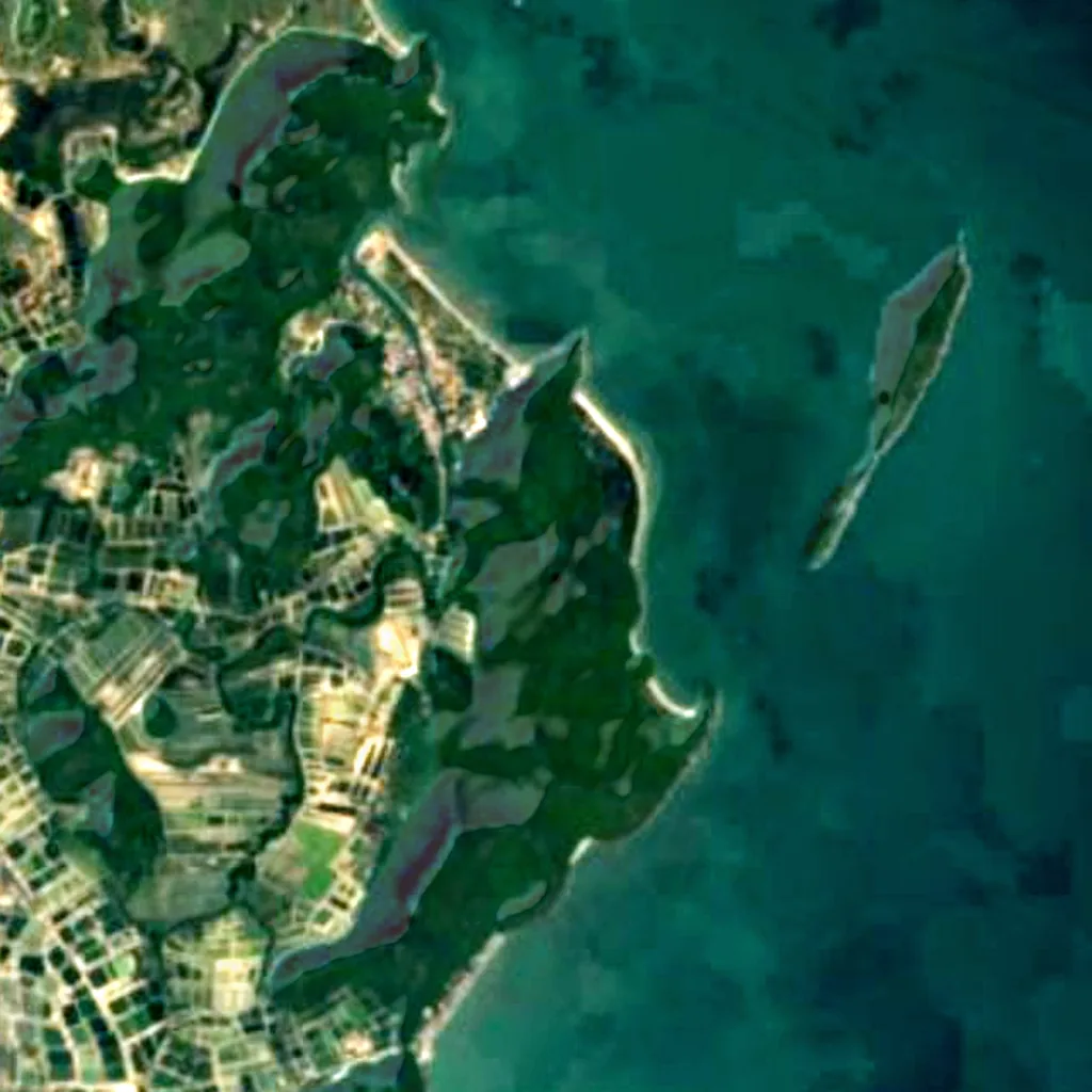 Der Boden über Phraya-Nakhon-Höhle (Sentinel-2)