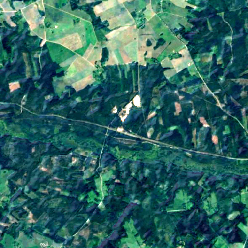 The ground above Piusa caves (Sentinel-2)