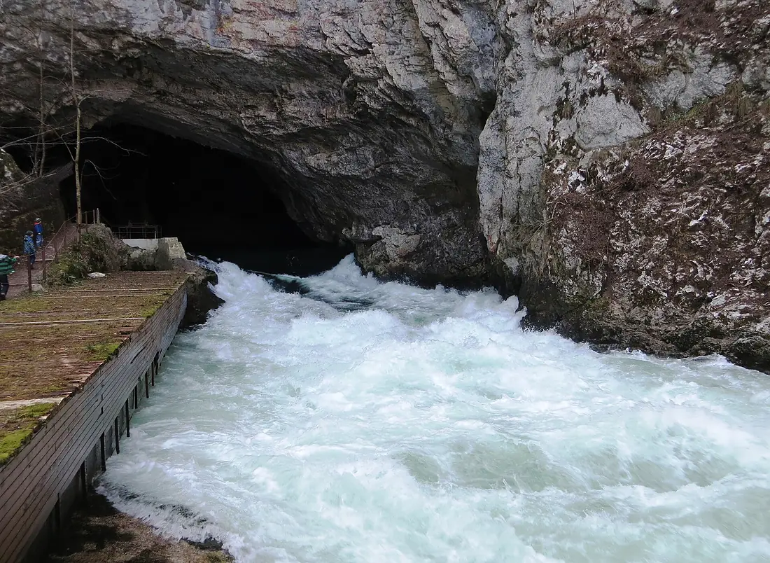 Planina Cave Slovenia - Unica River