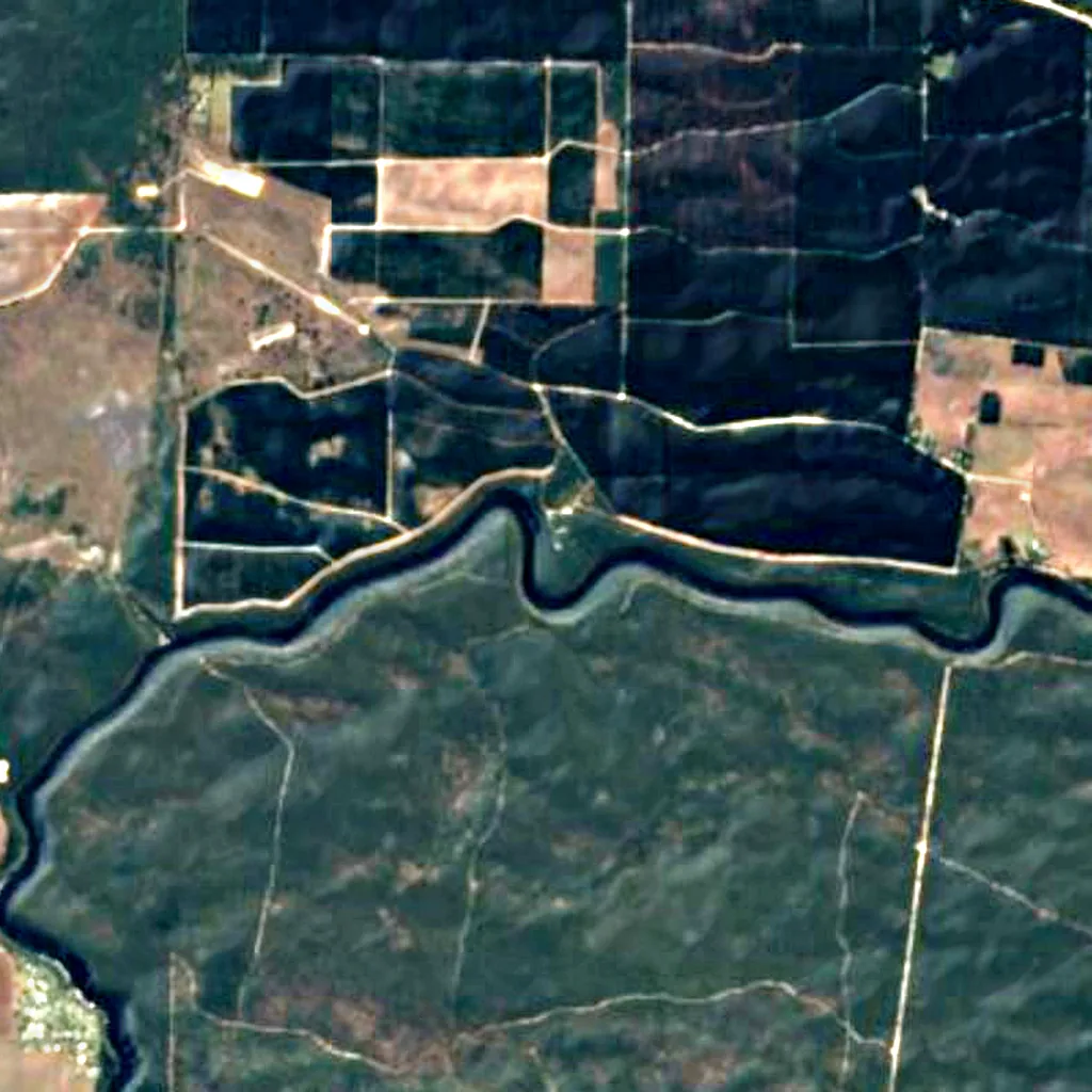 The ground above Princess Margaret Rose Cave (Sentinel-2)