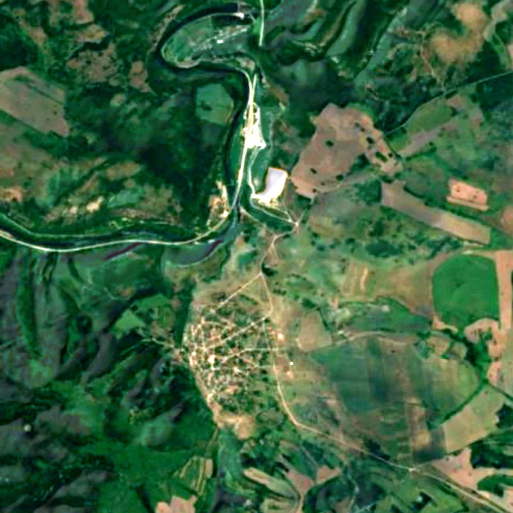 Le sol au-dessus de Grotte de Prohodna (Sentinel-2)