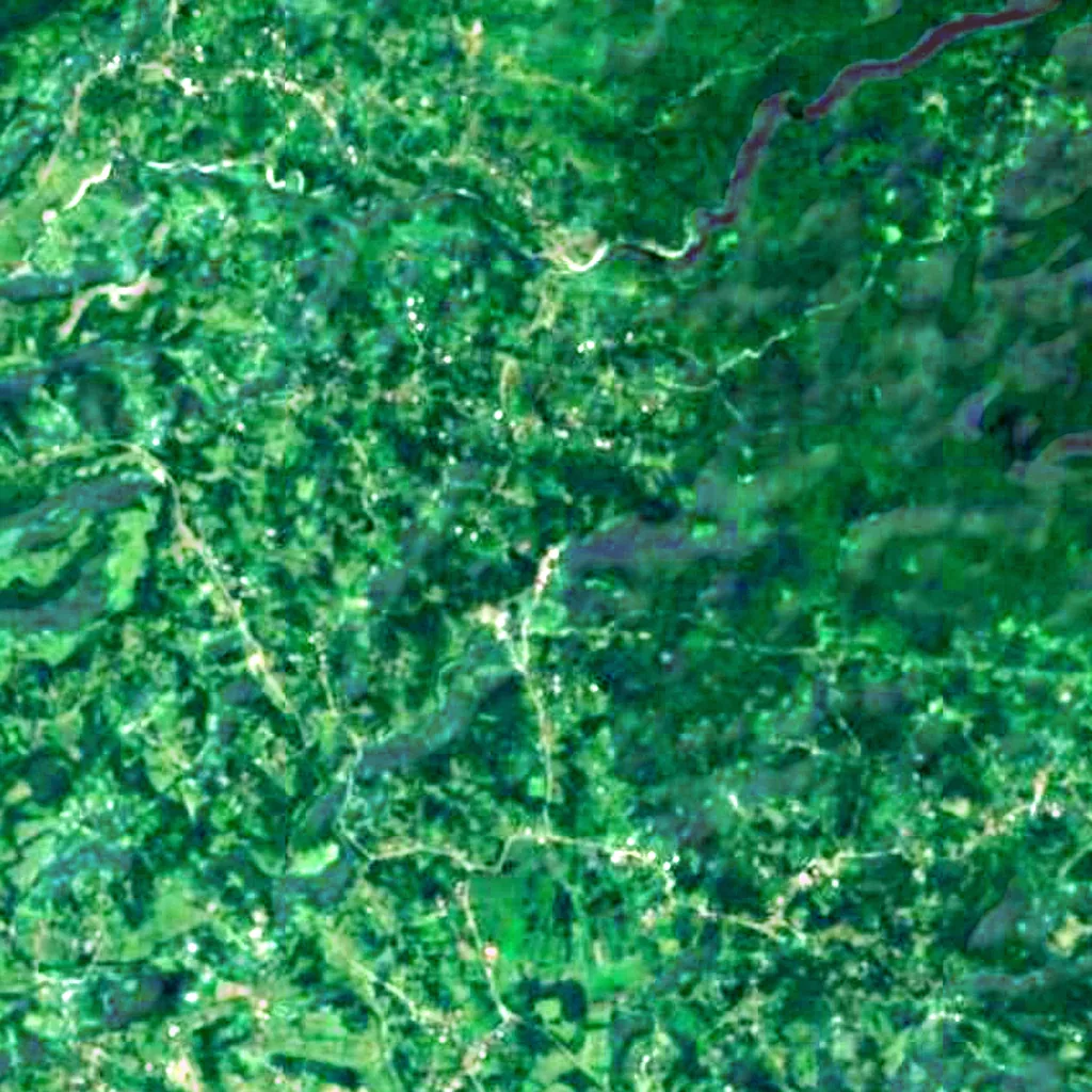 Il terreno sopra Prometheus Cave (Sentinel-2)