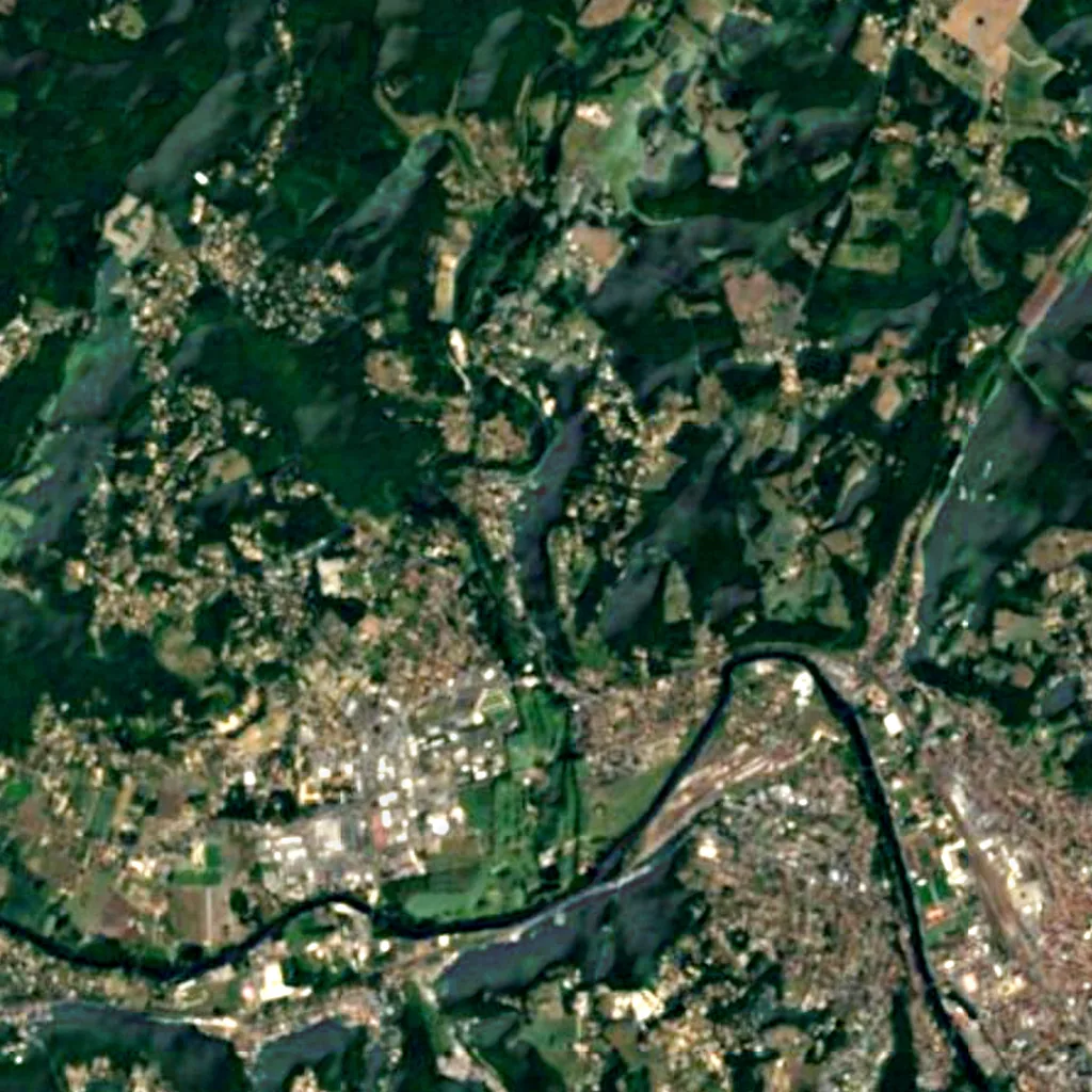 The ground above Raymonden (Sentinel-2)