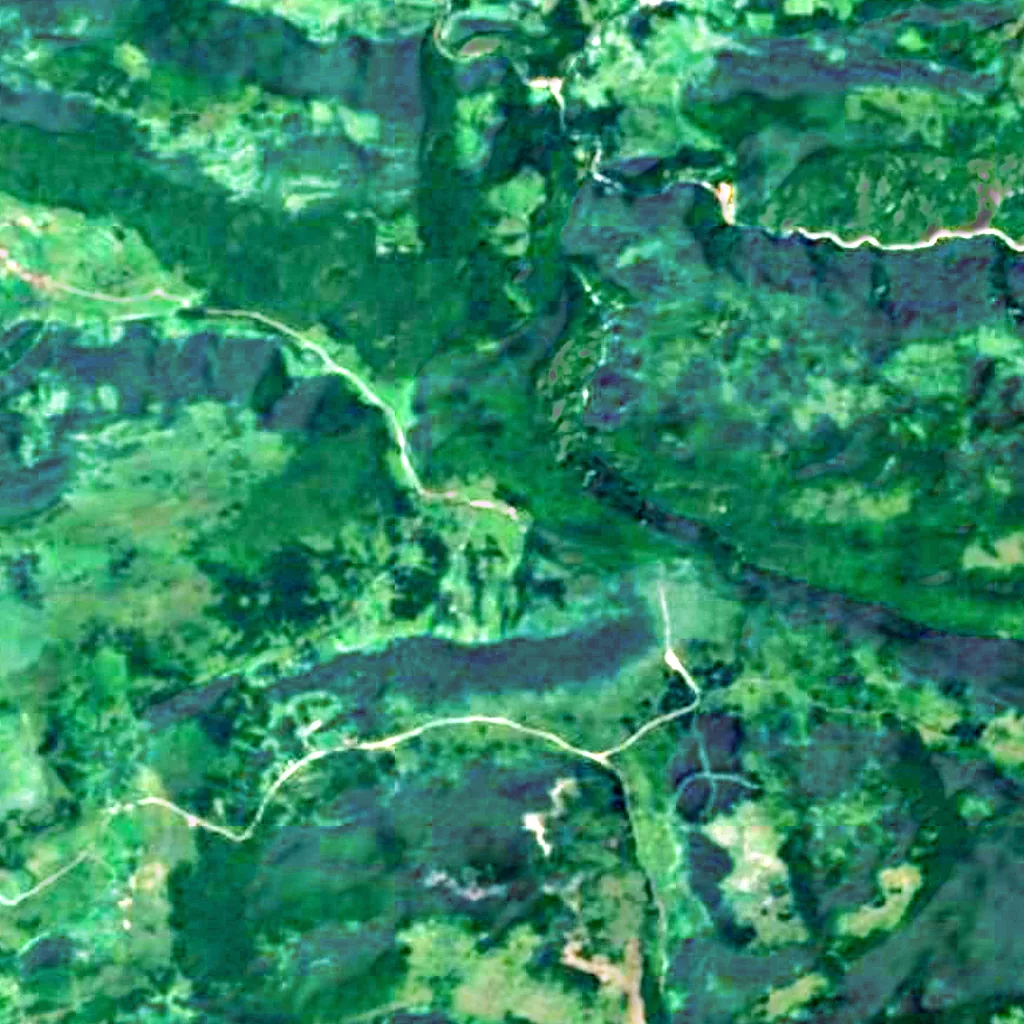 Der Boden über Resava cave (Sentinel-2)