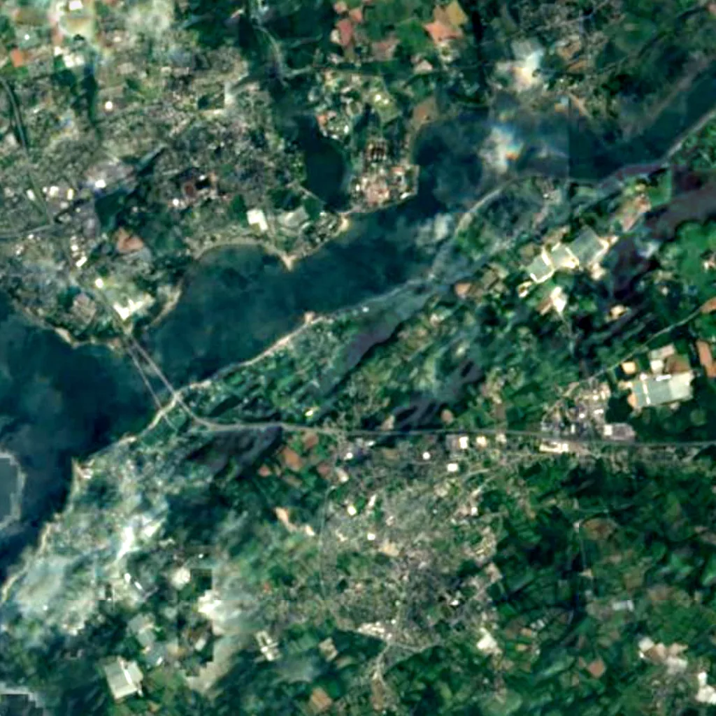 Le sol au-dessus de Abri du Rocher de l'Impératrice (Sentinel-2)