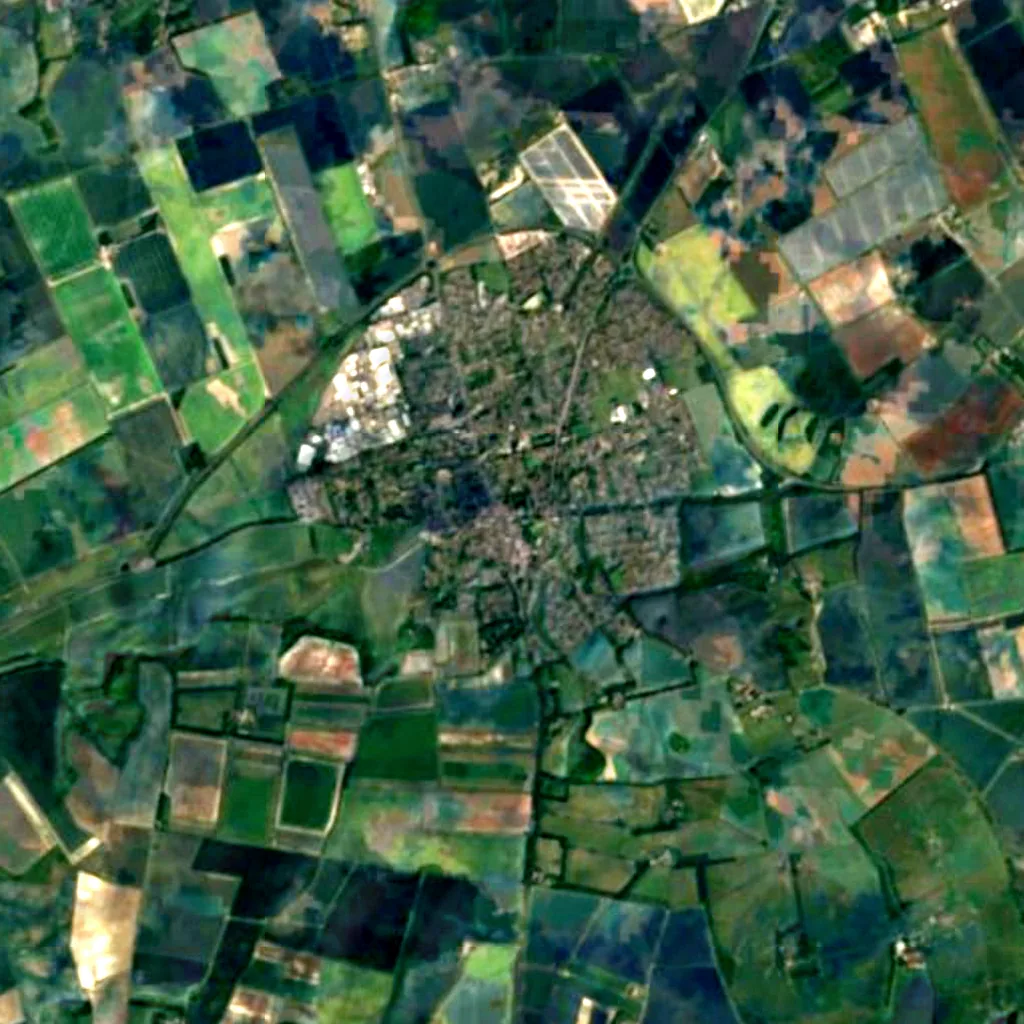 Der Boden über Royston Cave (Sentinel-2)