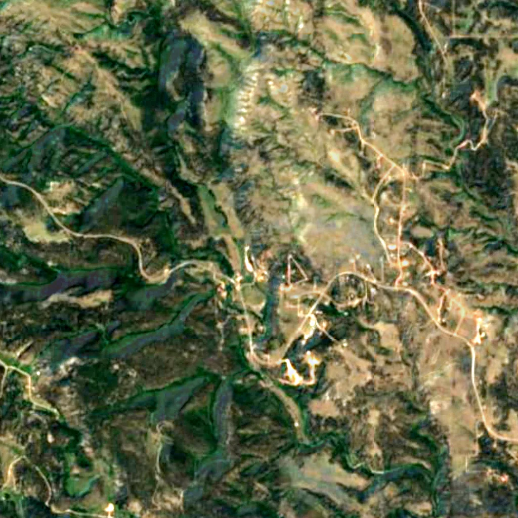 Der Boden über Rushmore Cave (Sentinel-2)