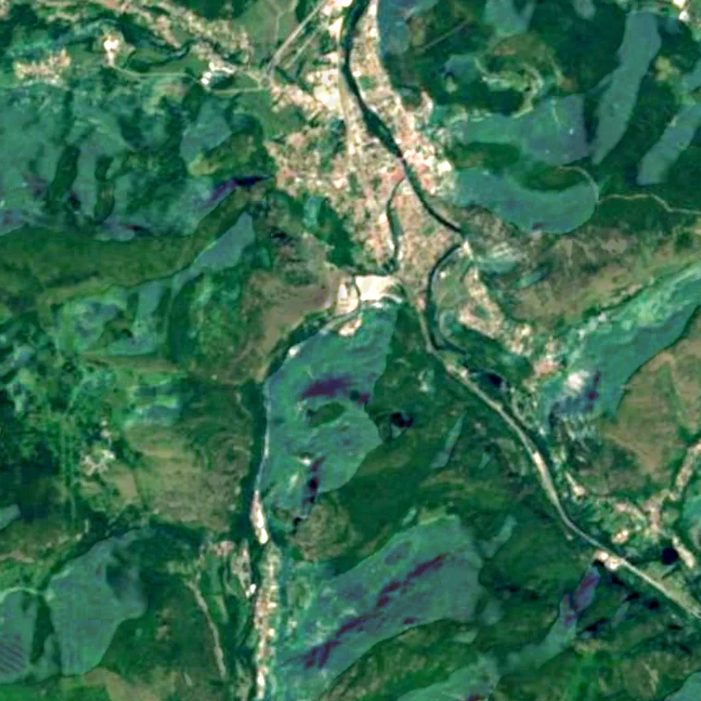 Le sol au-dessus de Grotte de Sabart (Sentinel-2)