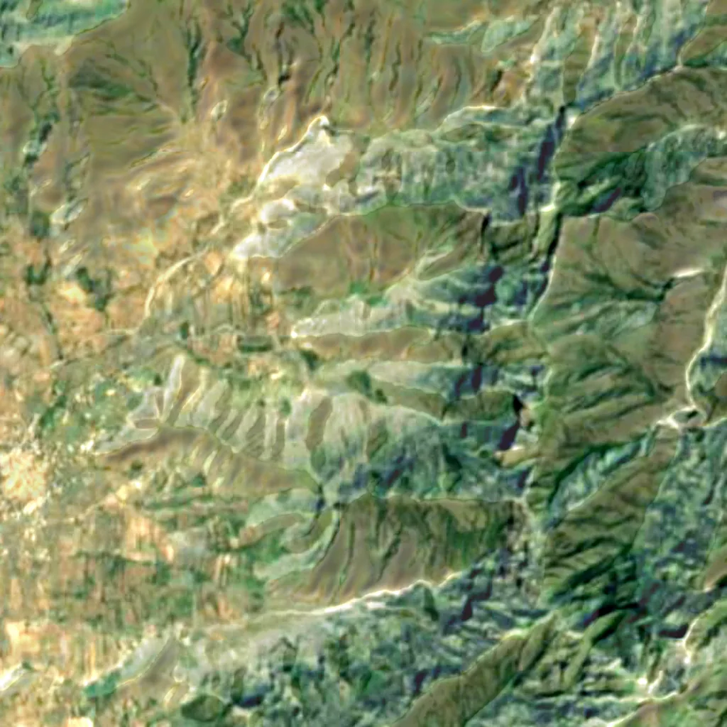 The ground above Sanghao (Sentinel-2)