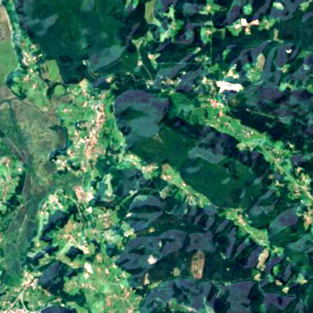 El suelo sobre Cueva de Santimamiñe (Sentinel-2)