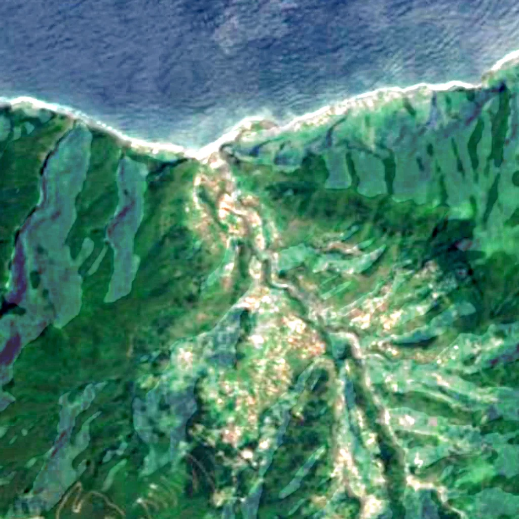 El suelo sobre São Vicente Caves (Sentinel-2)