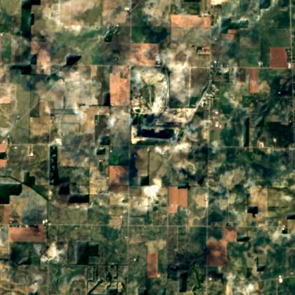Der Boden über Seneca Caverns (Sentinel-2)