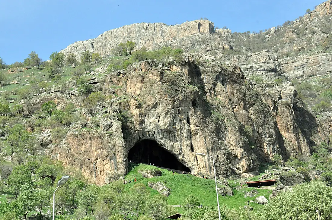 1. Shanidar cave, a paleolithic cave in Bradost Mountain, Erbil Governorate, Iraqi Kurdistan. April 4, 2014