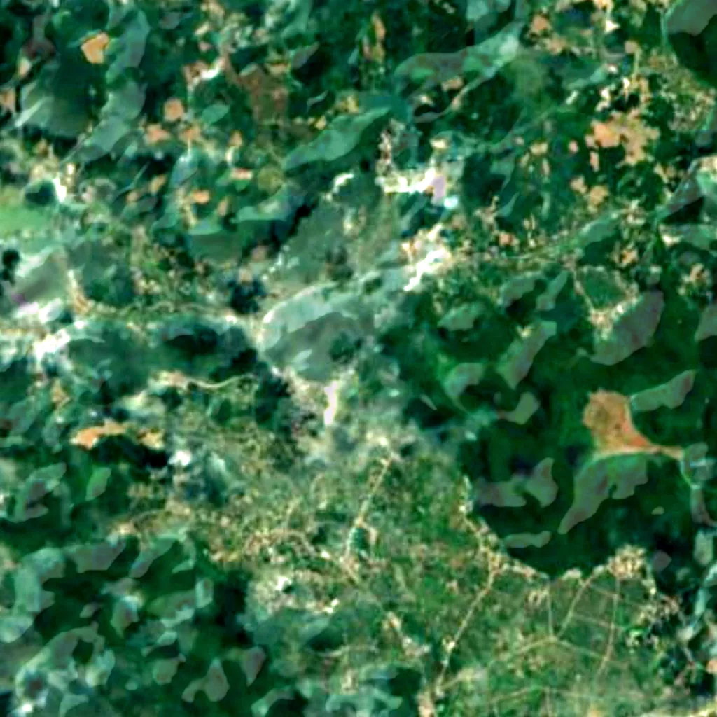 Der Boden über Silver Cave (Sentinel-2)