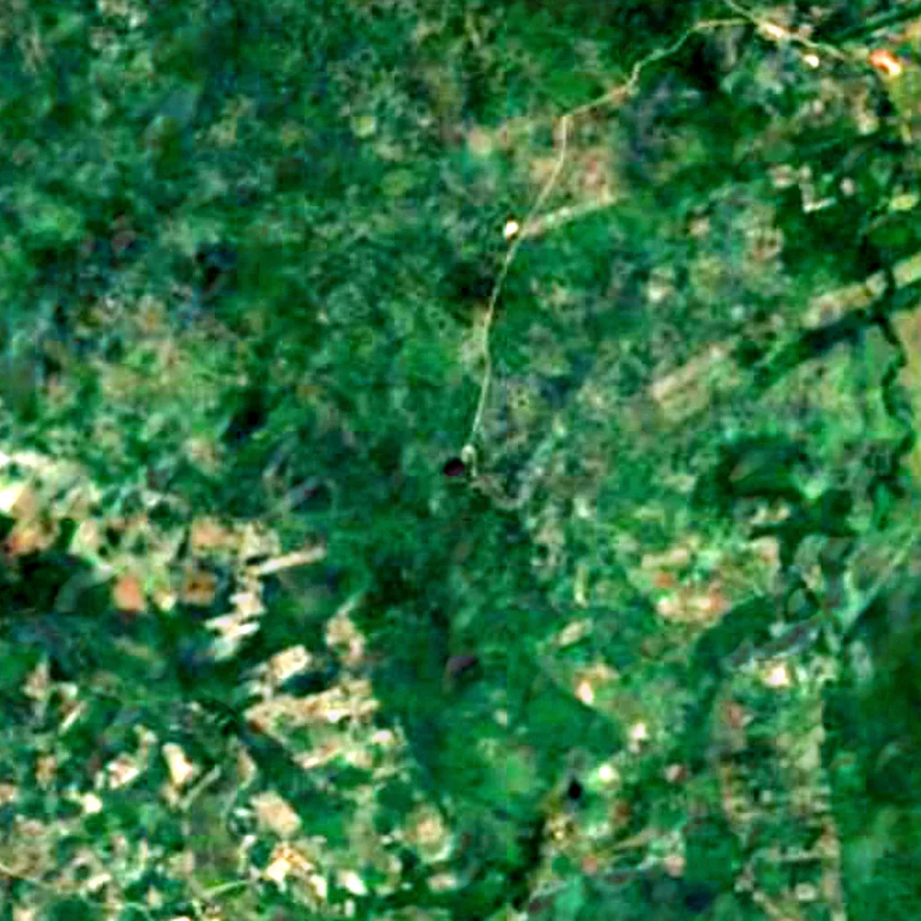 The ground above Sima de las cotorras (Sentinel-2)