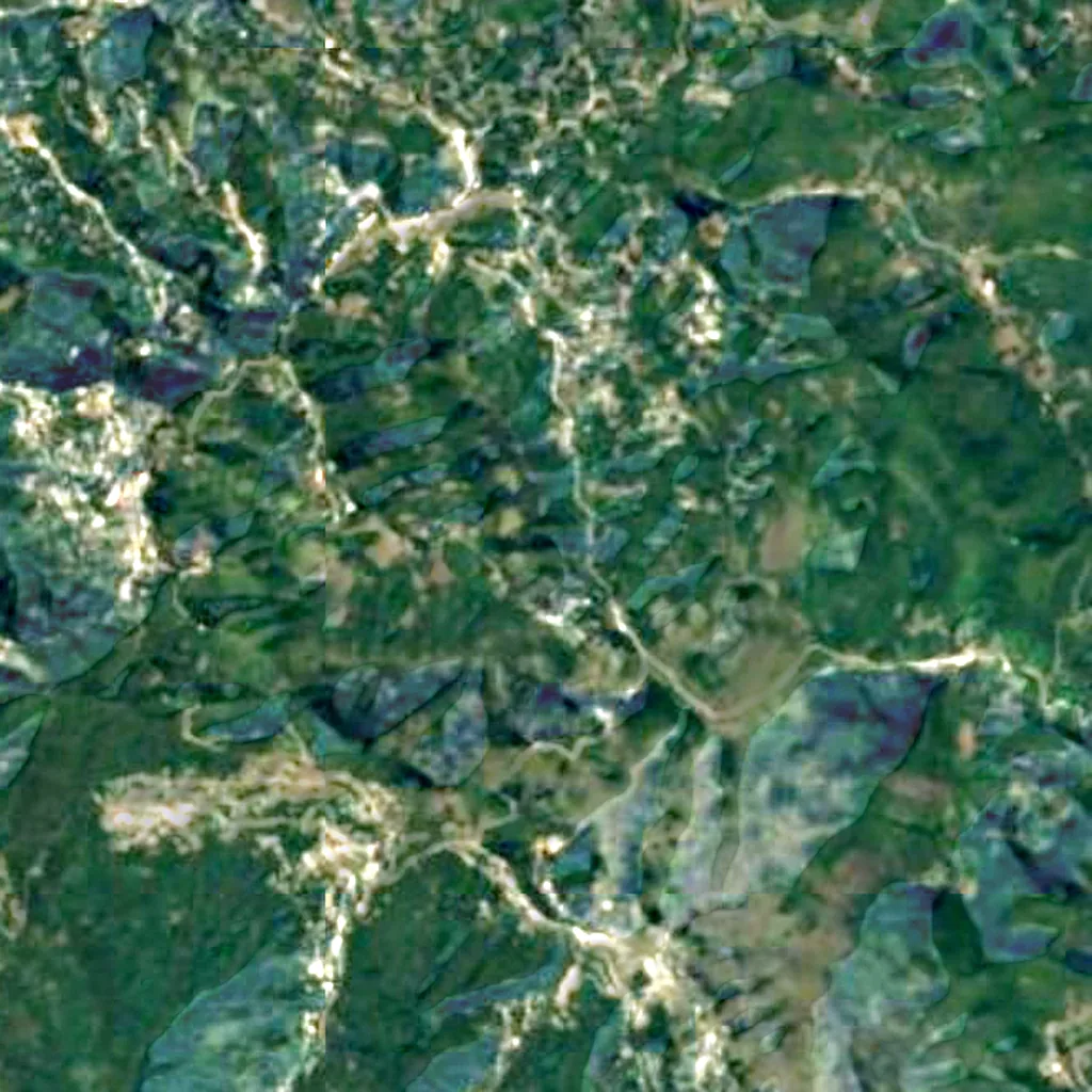 Il terreno sopra Sistema Huautla (Sentinel-2)