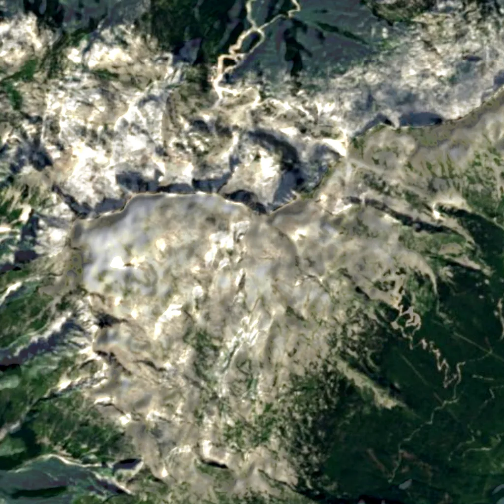 Der Boden über Skalarjevo brezno (Sentinel-2)