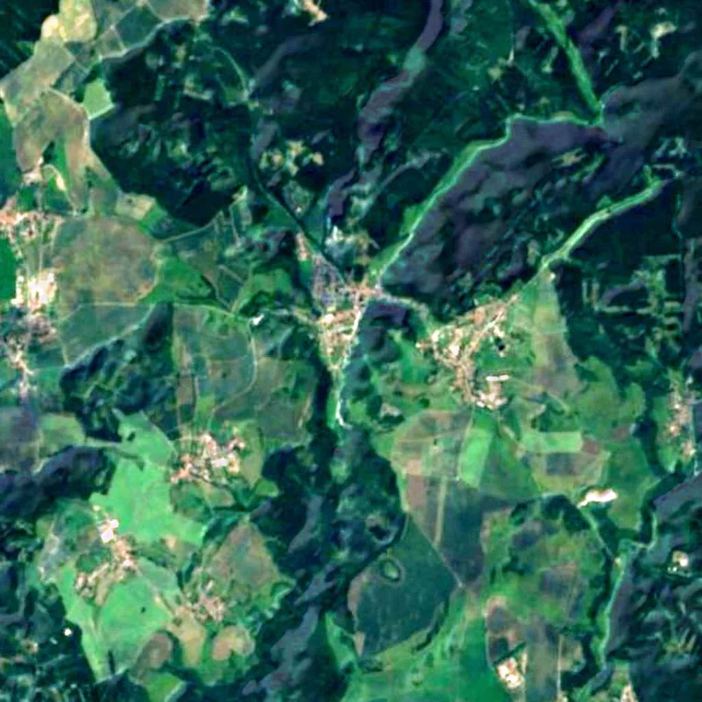 Le sol au-dessus de Sloupsko-šošůvské jeskyně (Sentinel-2)