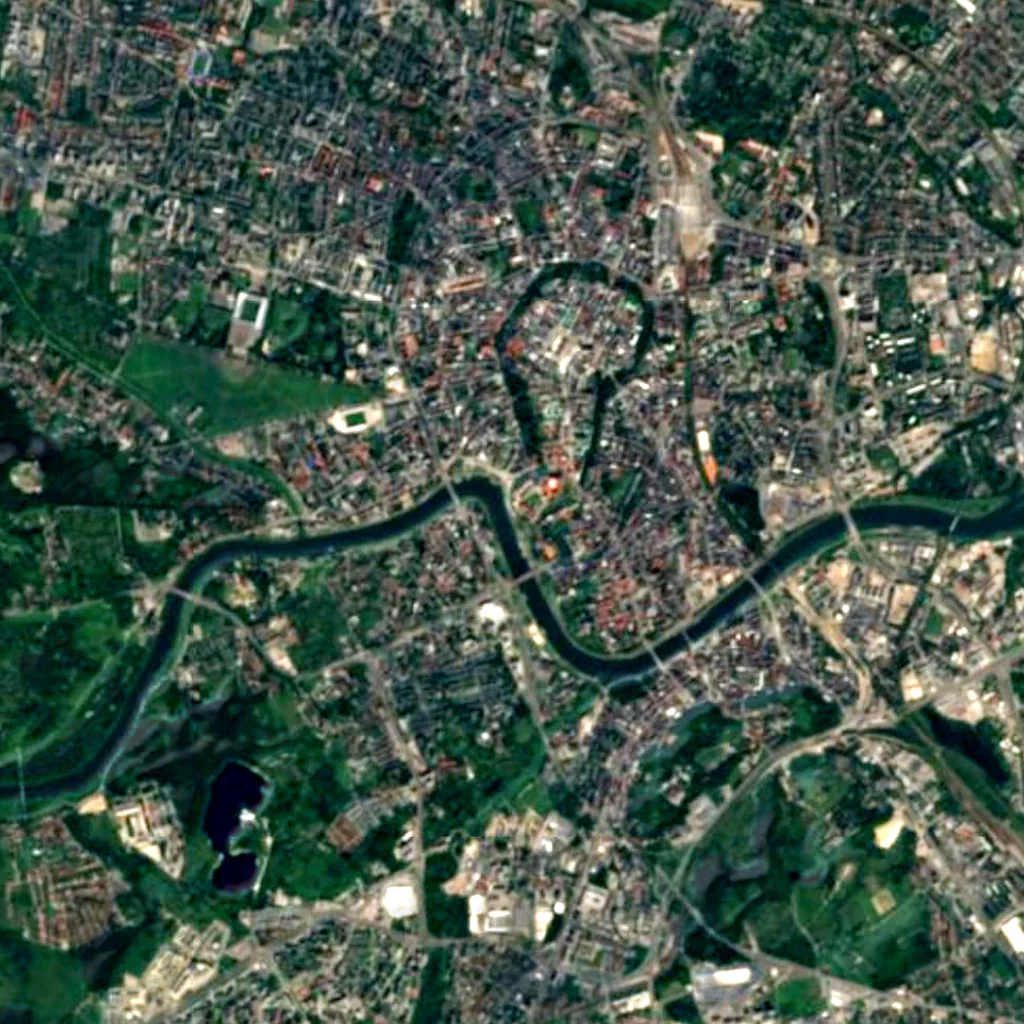 The ground above Smocza Jama (Sentinel-2)