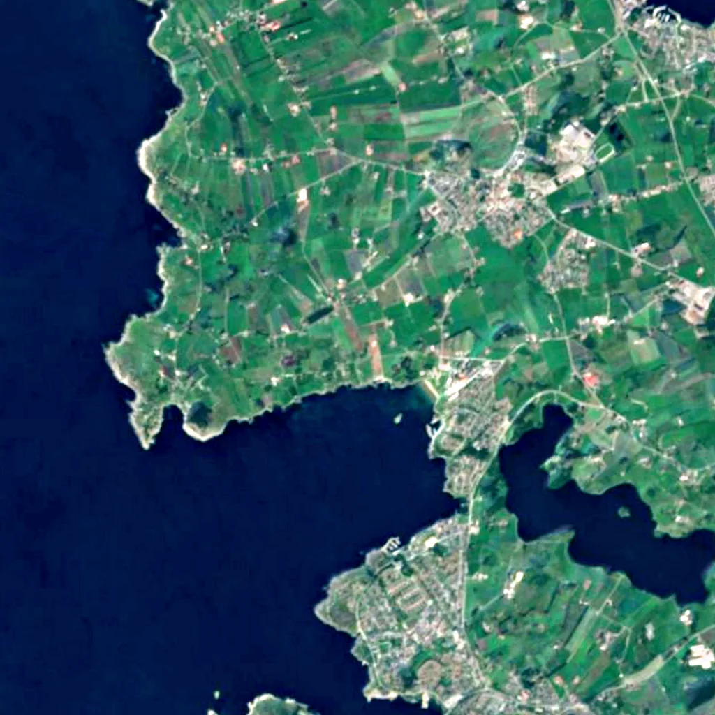 Le sol au-dessus de Svarthola (Sentinel-2)