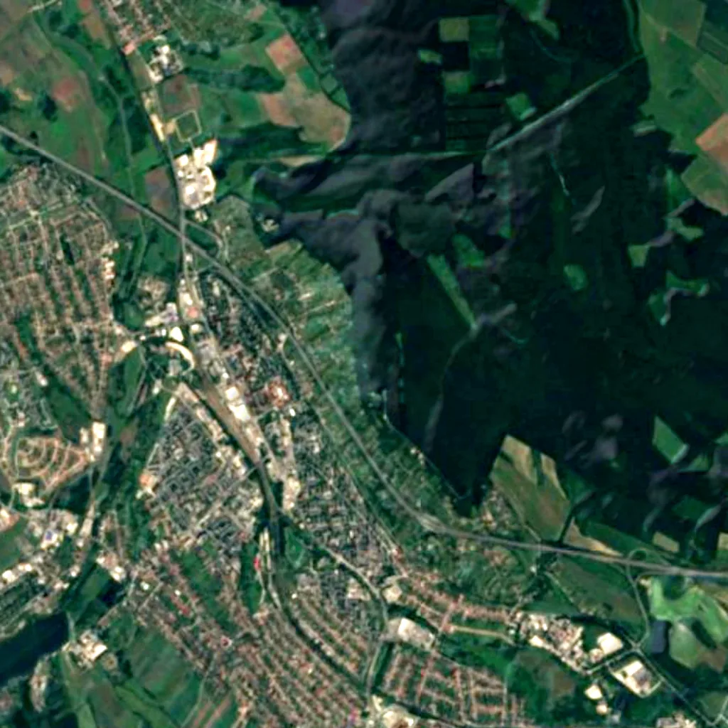 Le sol au-dessus de Szelim cave (Sentinel-2)