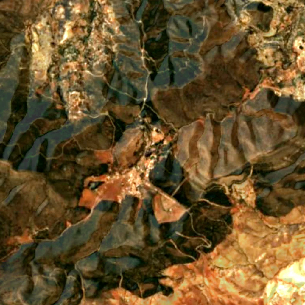 The ground above Taforalt Cave (Sentinel-2)