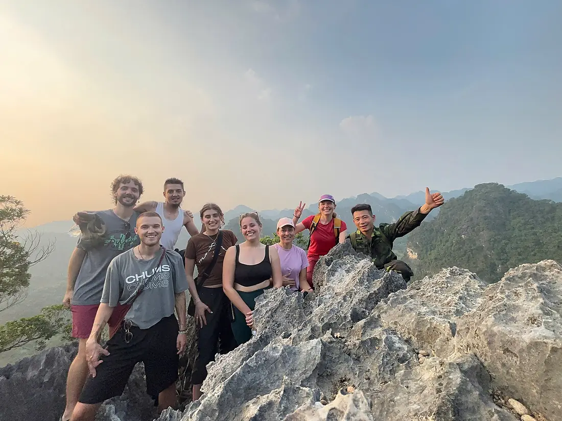 Hiking in Dundj Valley with local guide Ninh Binh Vietnam